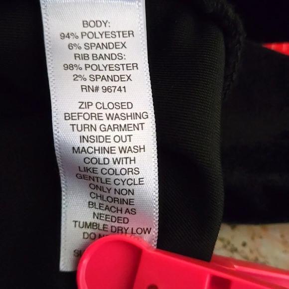 Boutique Black Velour Jacket with Zipper Long Sleeves Womens Size 3X - Picture 5 of 8